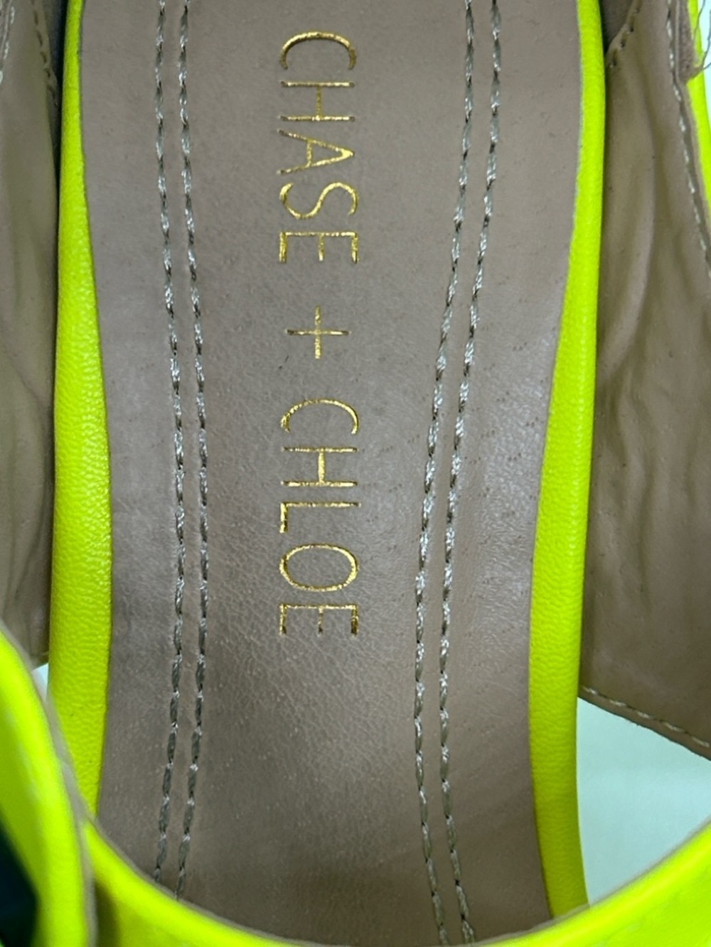 Chase + Chloe Neon yellow
platform straps shoes Size 6.5 - Picture 7 of 13